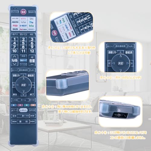 リモコンカバー CT-90508 CT-90506 CT-90507 CT-90509 CT-90511 CT-90512専用 リモコン カバーの特徴・詳細 画像