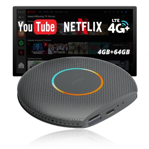 AIボックス、ワイヤレス CarPlay/Android Auto、4GB+64GB ai box 動画視聴(YouTube/Netflix等)の外観・全体像 画像