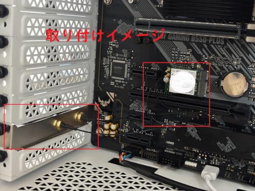 BE200NGW ネットワークカード Wi-Fi 7 802.11BE Bluetooth 5.4 RFケーブル アンテナとブラケットセットの特徴・詳細 画像