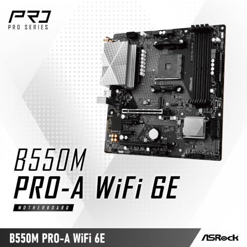 【Amazon.co.jp限定】 ASRock マザーボード B550M Pro-A WiFi 6E AM4ソケット対応 DDR4 Micro-ATX マザーボード 【正規代理店品】の詳細・まとめ 画像